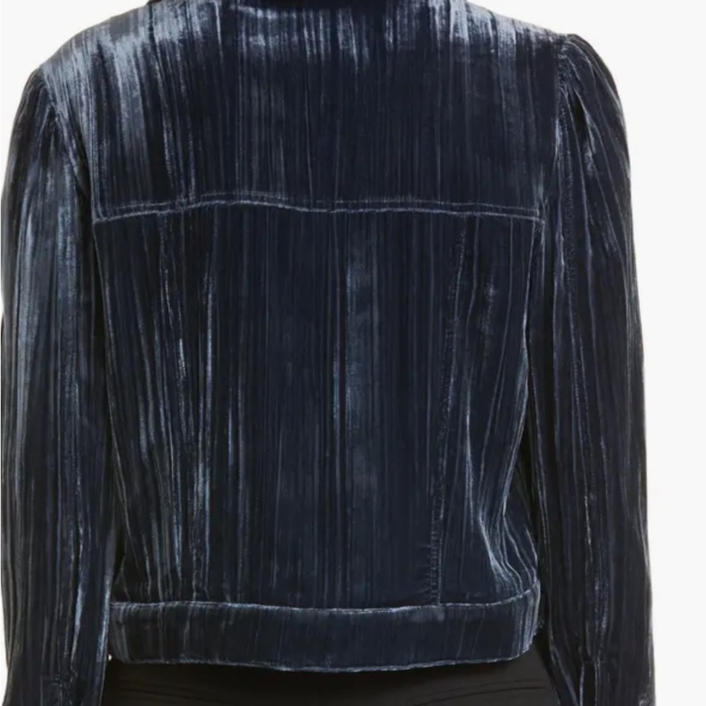 Cinq A Sept crushed velvet jacket - Picture 3 of 7